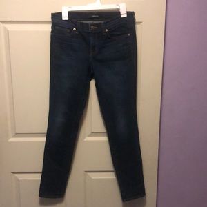J brand dark wash skinny league jeans 28